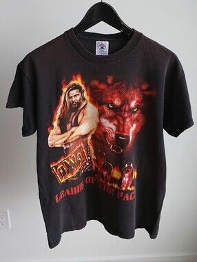 Vintage 90s WCW Kevin Nash T-Shirt Leader of the Pack Wolfpac Graphic Youth XL